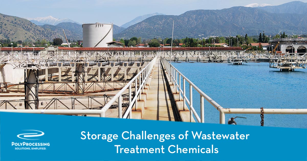 Storage Challenges of Wastewater Treatment Chemicals