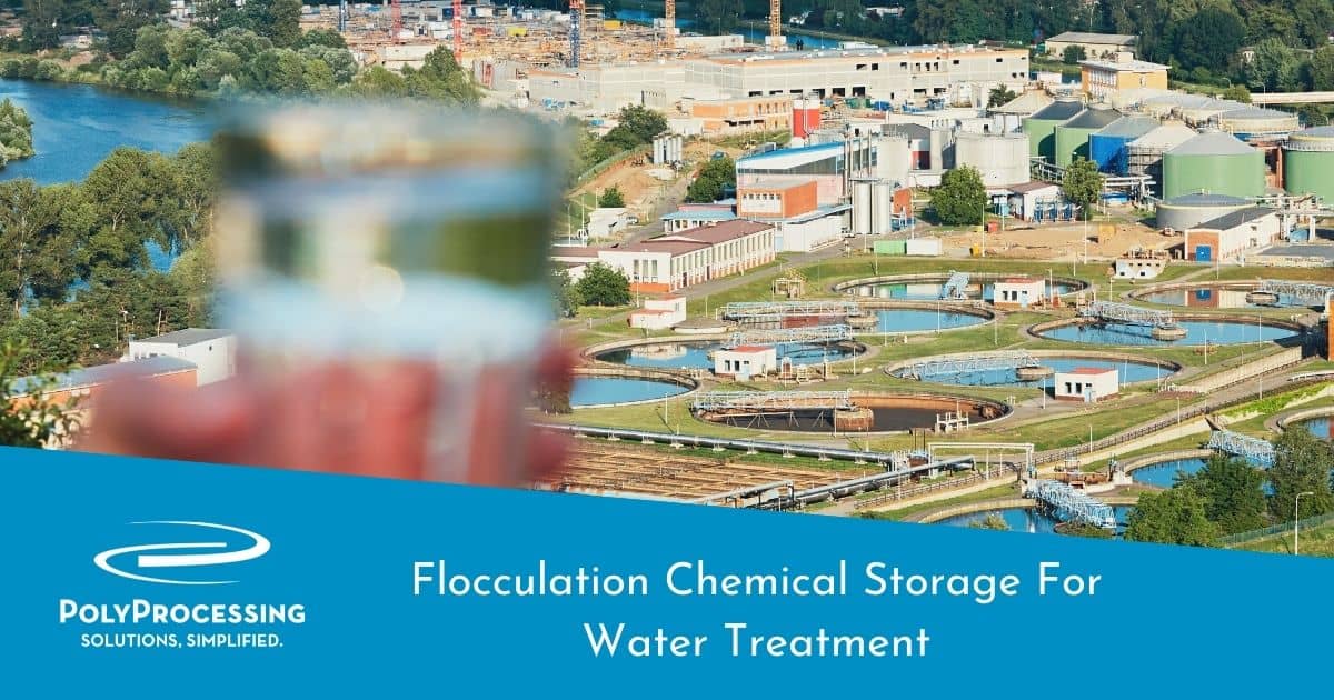 flocculation-chemical-storage-for-wastewater-treatment