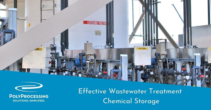 Effective Wastewater Treatment Chemical Storage