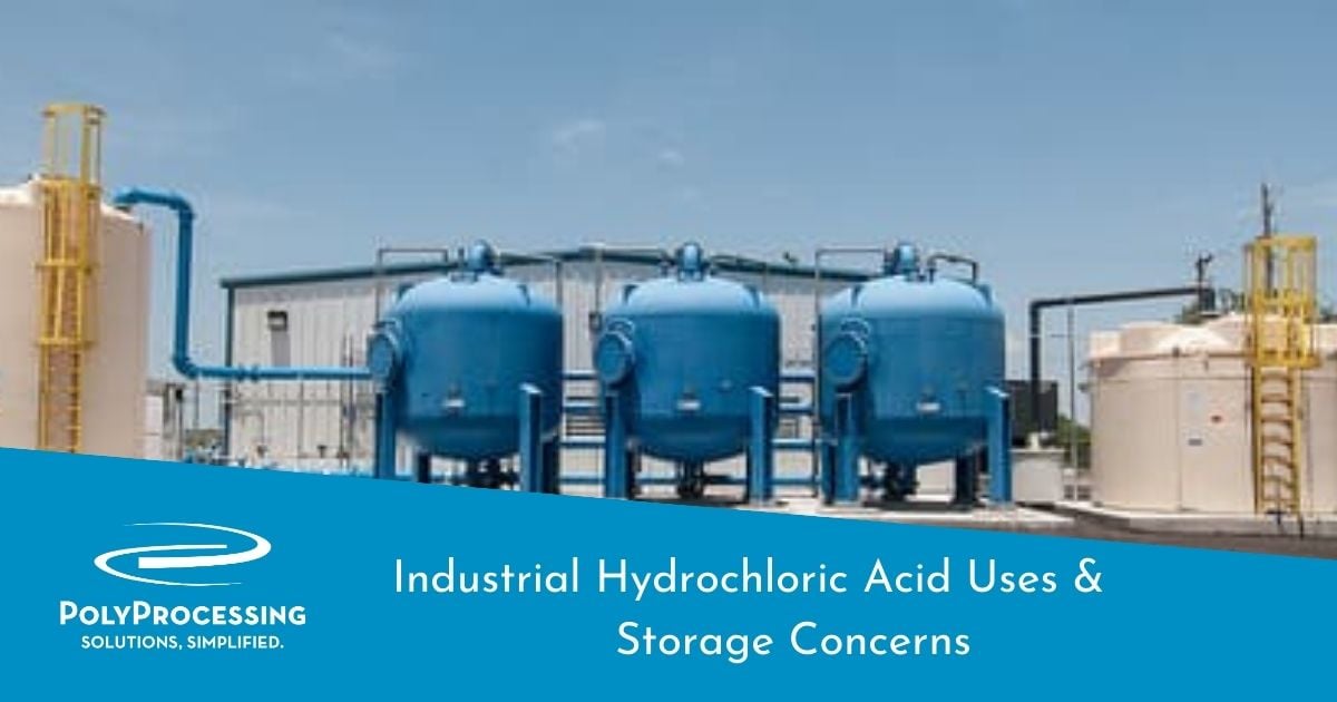 Industrial Hydrochloric Acid Uses & Storage Concerns