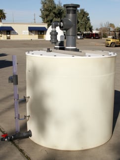 Poly Processing 710 Gallon Scrubber with Accessories