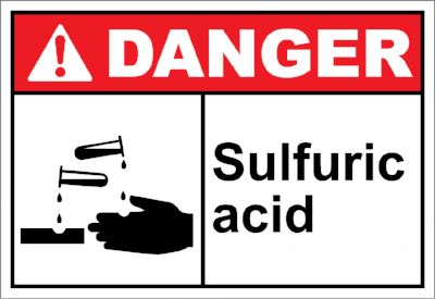 Danger-Sulfuric-Acid