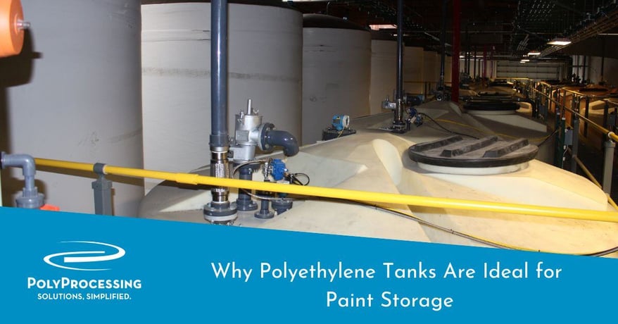 Why Polyethylene Tanks Are Ideal for Paint Storage