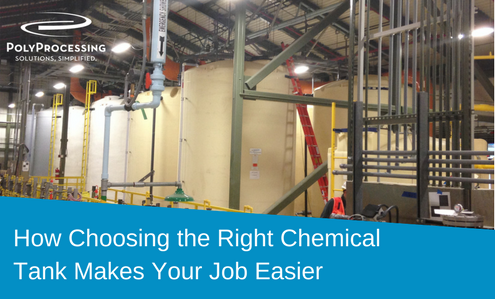 How Choosing the Right Chemical Tank Makes Your Job Easier