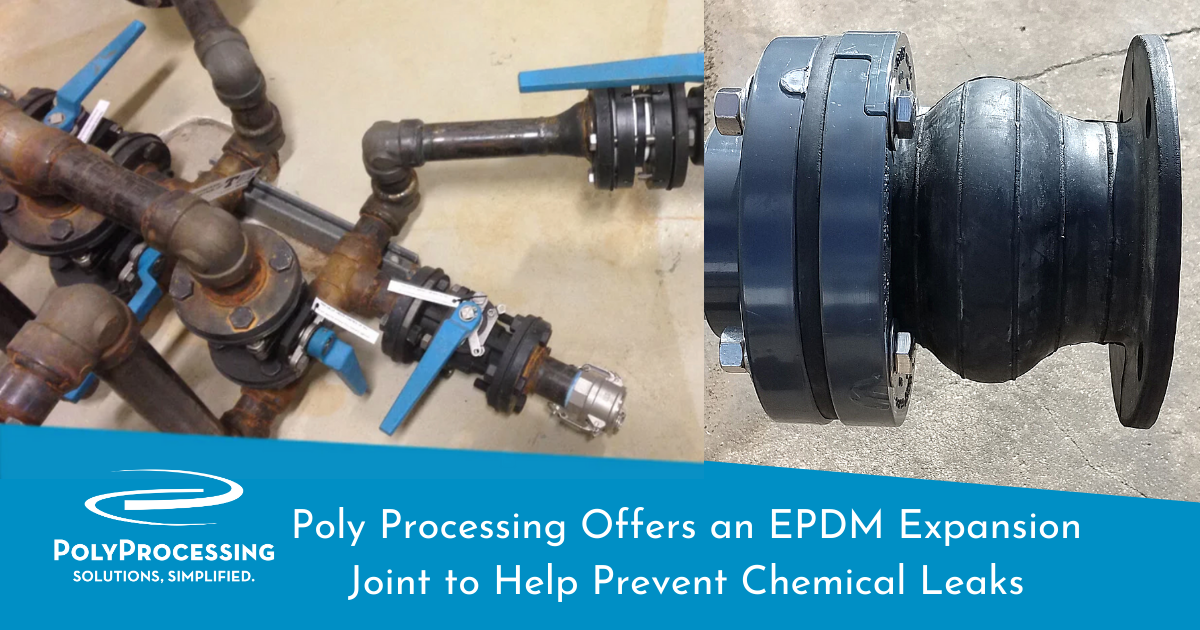 Poly Processing Offers an EPDM Expansion Joint to Help Prevent Chemical