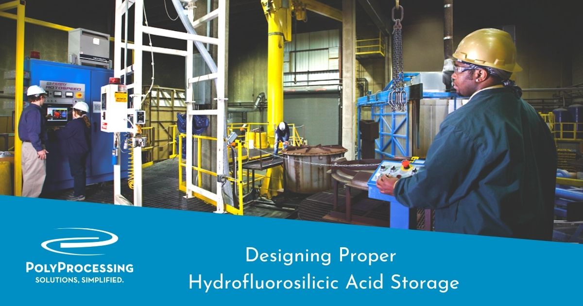 Designing Proper Hydrofluorosilicic Acid StorageExcerpt: Depending on the manufacturer, impurities (arsenic, lead) can exist and are often not r...