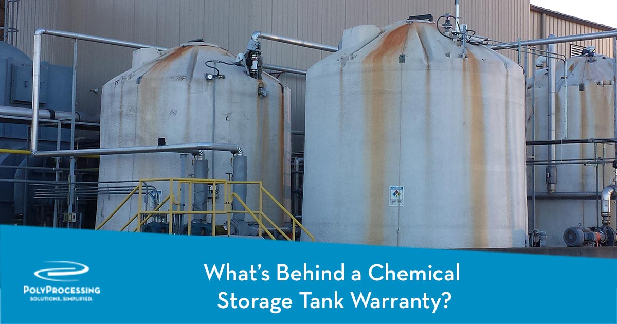 What’s Behind a Chemical Storage Tank Warranty?