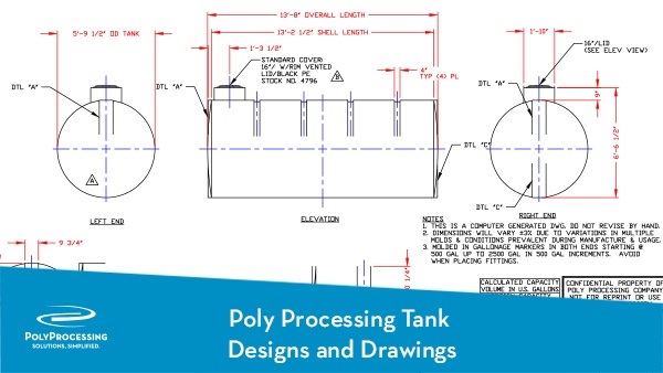 Poly Processing Tank Designs And Drawings